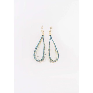 Dainty Me Light Earrings ต่างหูแฟชั่น Veryshes ชุดต่างหูคริสตัลทอมือแบบไล่โทนสีดั้งเดิม