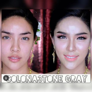 solona3tone gray TATOTO Contact Lenses บิ๊กอาย #119