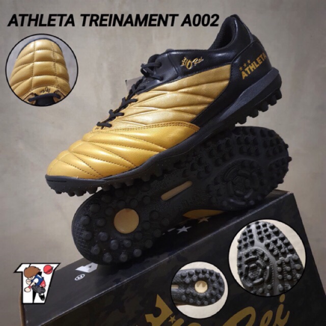 ATHLETA TRinament A002 รองเท้าร้อยปุ่ม หนังจิงโจ้ ของแท้💯%