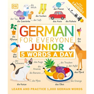 German for Everyone Junior: 5 Words a Day by DK หนังสือใหม่ English Book พร้อมส่ง
