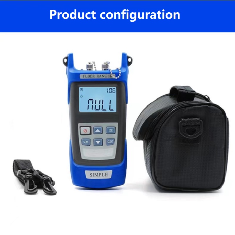 OTDR 1550nm FTTH 60KM Fiber Optical Fiber Reflectometer ในตัว VFL พร้อม FC SC Touch Port ระยะจุดทําล