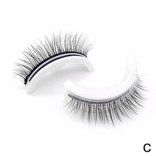 1 Pair 3D Faux Mink False Eyelashes Natural Long Eyelash Lashes False Natural Eyelashes Curly A0C7