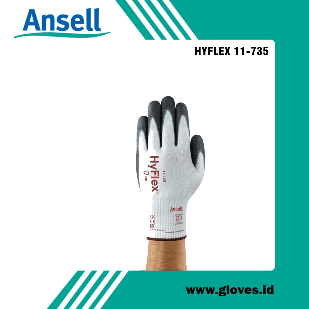 ถุงมือ Ansell HYFLEX 11-735