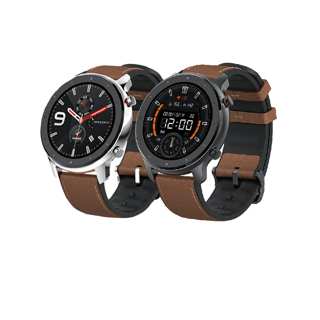 Amazfit GTR 47 mm Smartwatch แจ้งเตือนภาษาไทย กันน้ำได้ ผ่อน 0% ประกัน 1 ปี (สมาร์ทวอทช์ นาฬิกาอัจฉริยะ)