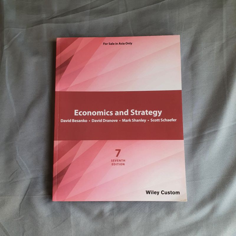 Text book 📚 Economics and Strategy