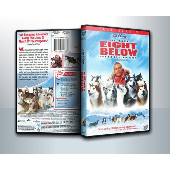 [ DVD Movie มีปก+สกรีนแผ่น-ไม่มีกล่อง ] EIGHT BELOW ปฎิบัติการ 8 พันธุ์อึดสุดขั้วโลก ( 1 DVD )