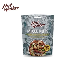 นัท วอล์คเกอร์ มิกซ์นัทอบไม่ใส่เกลือ 454 ก. Natural Toasted & Unsalted Mixed Nuts 454 g.