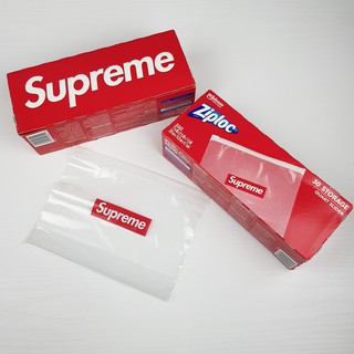 ถุงซิปล็อค Supreme Ziploc Bags ถุงซิปล็อคซูพรีม 1 ใบ (ของแท้)