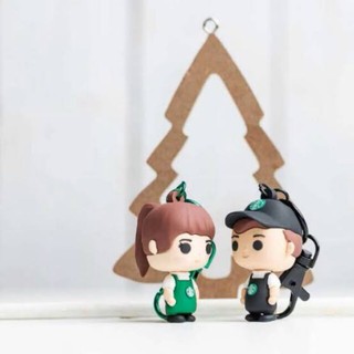 👫 ขายเป็นคู่นะค่ะ​ 👫 Starbucks Bearista Boy - Girl Keychain พวงกุญแจ​ สตาร์บัค​