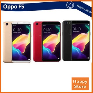 Oppo F5 RAM 4GB / 6GB เครื่องศูนย์ไทย เครื่องใหม่ ล้างสต๊อก ประกันร้าน 3 เดือน