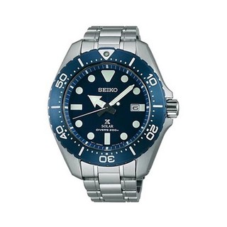 SEIKO Titanium Prospex Solar DIVER 200 M (MADE IN JAPAN) นาฬิกาข้อมือผู้ชาย สายไทเทเนียม รุ่น SBDJ011