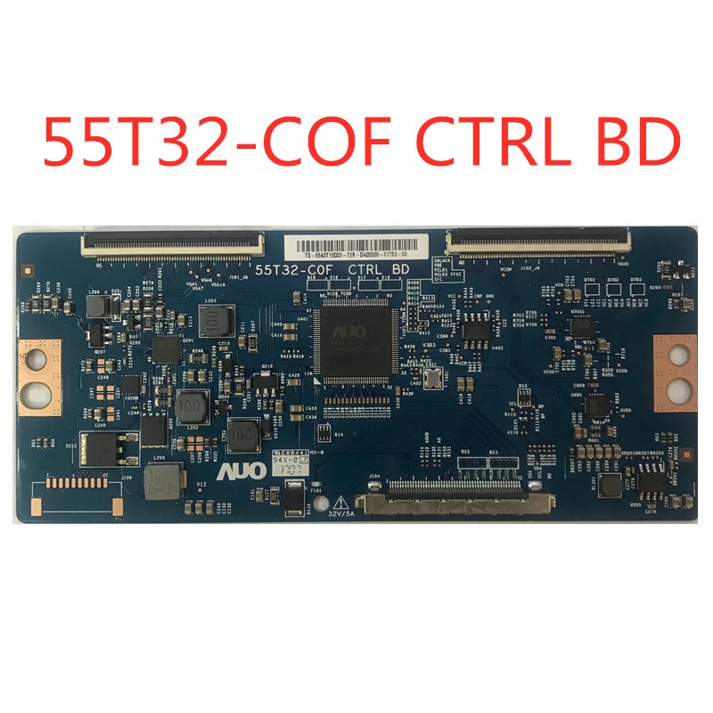55T32-Cof Ctrl Bd Tcon Board 55T32-C0F ทีวี T-Con Logic Board สําหรับ 43 นิ้ว 50 นิ้ว 55 นิ้ว
