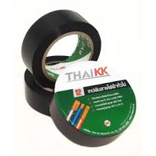 เทปพันสายไฟ ยี่ห้อ Thai KK เกรดA made in Thailand ของแท้ 100% 1แพ็ค 6/ ม้วน ราคาส่ง