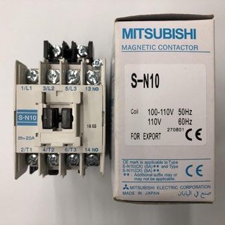 MITSUBISHI แมกเนติก คอนแทกเตอร์ S-N10 SN10 Magnetic Contactor Coil AC 24v  110v  220v380V พร้อมส่ง