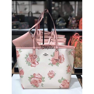 ♥️พร้อมส่ง แท้100%♥️ coach โทส กลับด้าน