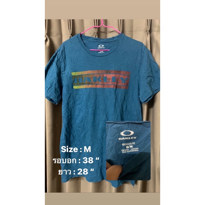 เสื้อoaklayมือสองของแท้ สภาพสวยไม่มีตำหนิ