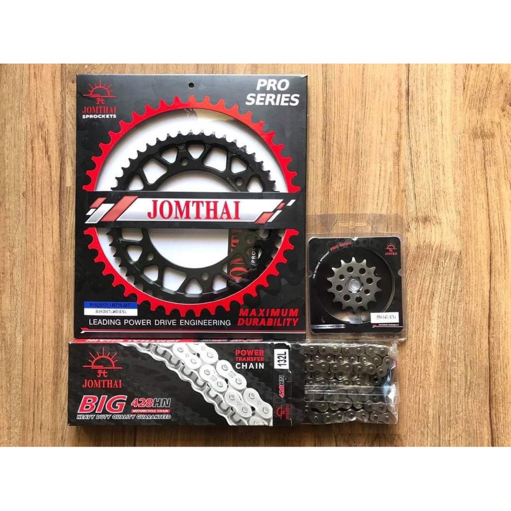 JOMTHAI 🇹🇭 ชุดโซ่สเตอร์ตรงรุ่น : All new R15 MT15 XSR155