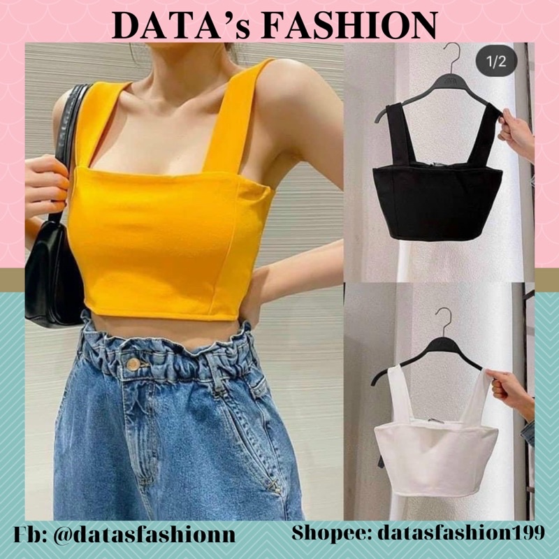 เสื้อครอป 2-STRING CROPTOP SHIRT - เสื้อครอป 2-STRING ขนาดใหญ่