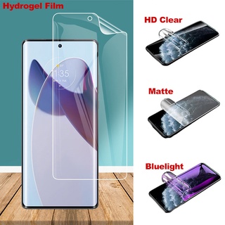 ฟิล์มไฮโดรเจลใส ป้องกันรอยนิ้วมือ กันแสงสีฟ้า สําหรับ Motorola Moto Edge S30 X30 20 30 Pro Plus Fusion Ultra Edge+ 5G 2022 2021 2020 EdgeS