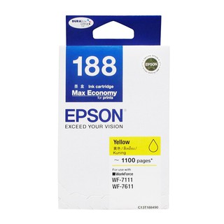 หมึกอิงค์เจ็ท สีเหลือง Epson T188490/Yellow Inkjet Ink Epson T188490