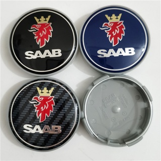 ชุดฝาครอบดุมล้อรถยนต์ 63 มม. สําหรับ Saab 900 9000 9-3 9-5 93 95 4 ชิ้น 12775052 อุปกรณ์เสริมรถยนต์ ฝาครอบดุมล้อ 12-775-052