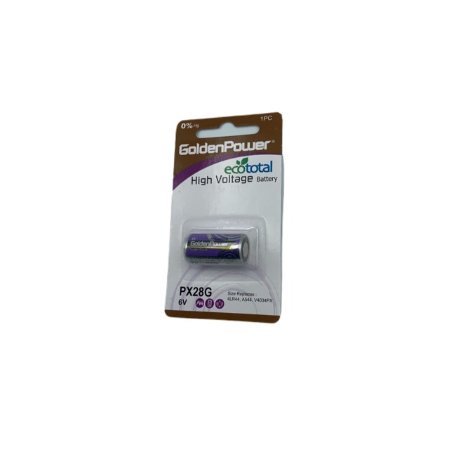 ถ่านรีโมท Golden Power PX28G/4LR44 (6V) Alkaline Battery แพคละ 1 ก้อน
