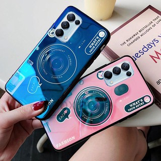 เคสโทรศัพท์ Oppo Reno5 5g pro Reno 4 Soft tpu Camera Stand phone Case Oppo Reno4 full cover Thailand Version 4G