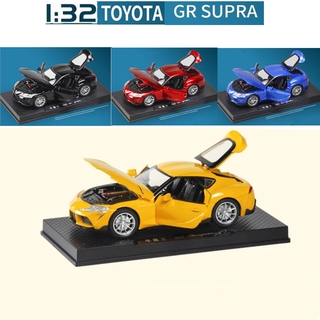 โมเดลรถยนต์ 1:32 TOYOTA GR SUPRA Die-Cast Vehicles ของเล่นสําหรับเด็ก