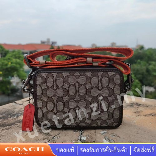 Coach C3780 กระเป๋าผู้ชาย กระเป๋าสะพายข้างคลาสสิก มินิ แฟชั่น กะทัดรัด อเนกประสงค์ เทรนด์ลำลอง ใหม่ 