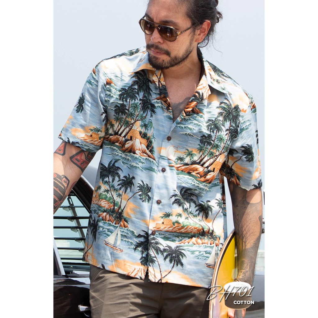 Simple&Raw - เสื้อเชิ้ต BlueHawaii