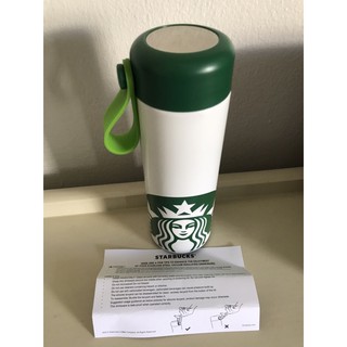 ขวดน้ำ สแตนเลส เก็บอุณหภูมิร้อนเย็น Starbucks Signature 12 oz