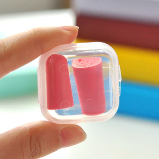 พร้อมส่ง!ที่อุดหู ที่อุดหู กันเสียงรบกวน กันกรน แพ็คคู่ พร้อมกล่องเก็บ