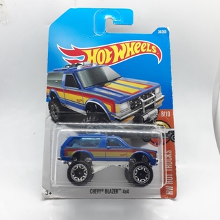 รถเหล็ก Hotwheels CHEVY BRAZER 4×4 สีฟ้า (ib24)