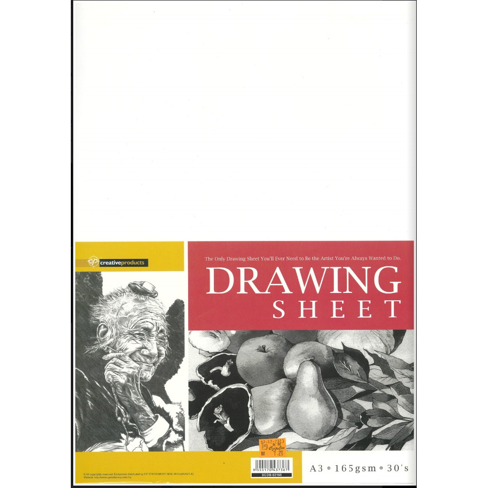 CP DRAWING SHEET A3 30S 165GSM SCDB-53165
