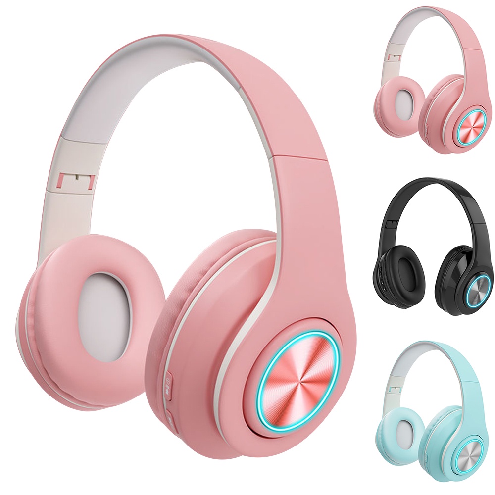 หูฟัง B39 หูฟังครอบหูไร้สาย Bluetooth รุ่น Candy Pop หูฟังบลูทูธ สเตอริโอ เบสคมชัด