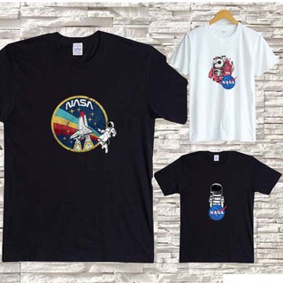 เสื้อยืดทีเชิร์ต พร้อมส่ง มาใหม่ล่าสุด เสื้อสกรีนลายNASA T Shirt ผ้าฝ้าย/cotton 100 % ผ้านุ่มสวมใส่สบาย