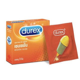 Durex Sensation ดูเร็กซ์ ถุงยางอนามัย เซนเซชัน 3 ชิ้น