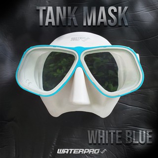 Waterpro Tank Mask มี optical lens หน้ากากดำน้ำ หน้ากาก freediving low volume เลนส์สายตา