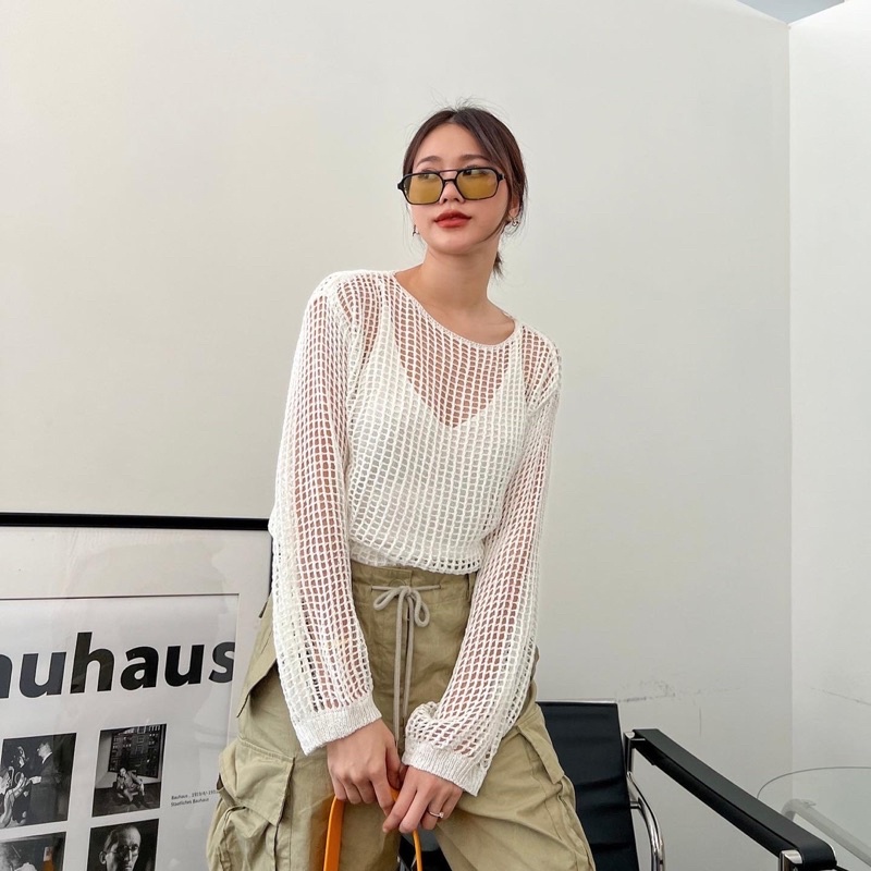net knit top basicselected
