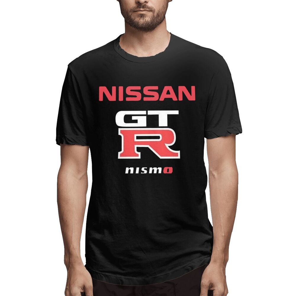 [S-5XL]พร้อมส่ง Gildan เสื้อยืดผ้าฝ้าย 100% พิมพ์ลายโลโก้รถแข่ง Nissan Nismo Racing Car Race Gtr Motorsport Skyline ของข