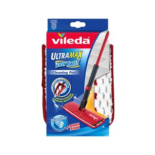 อุปกรณ์ทำความสะอาด VILEDA ม็อบอัลตร้าแม็กซ์ รีฟิล ขนาด 16.5 x 29.5 x 18 ซม. สีแดง