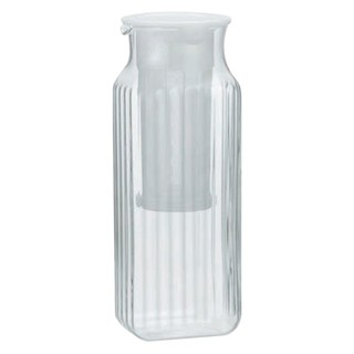 Iwaki K296KF-Wขวดน้ำแก้วพร้อมฝาและที่กรองขนาด 1000 ml. - สีขาว (มีส่งฟรี)แบรนด์ญี่ปุ่น เนื้อแก้วใสมาก เบาและคราบไม่เกาะ