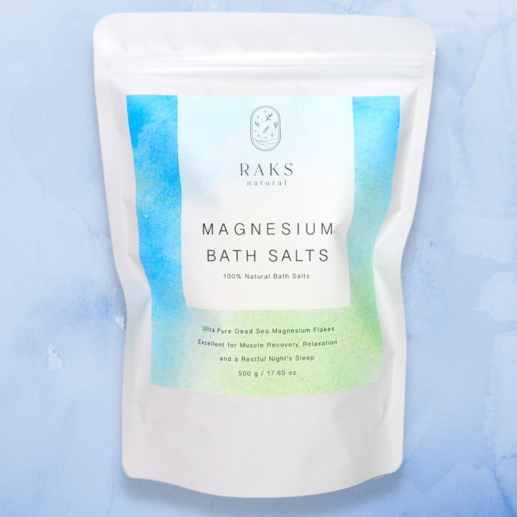 RAKS NATURAL Pure Magnesium Bath Salt เกลือสปา แช่ตัว แช่เท้า เกลือแมกนีเซียมแช่ตัว แช่เท้าเพื่อผ่อนคลาย