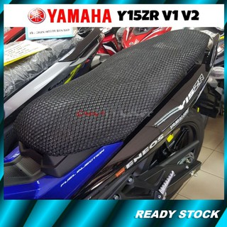 มอเตอร์ตาข่ายคลุมที่นั่งรถยนต์ 3D สําหรับ Yamaha Y15 Y16 LC135 Lagenda SRL 110 SRL 115