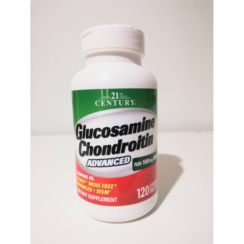 21St Century Glucosamine Chondroitin Advanced Plus msm 1,500 mg.