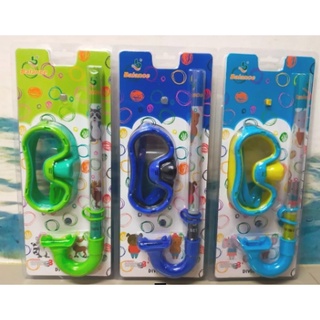 🎈 สน็อกเกิ้ลดำน้ำสำหรับเด็ก Snorkel balance  รุ่นหน้าเล็ก-ท่…