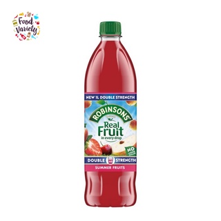 Robinsons Double Strength Summer Fruits 1litre โรบินสัน ดับเบิ้ล สเตรนท์ ซัมเมอร์ ฟรุ๊ต 1ลิตร