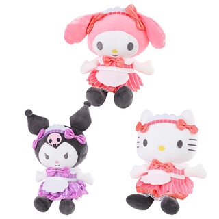 Kawaii Hello Kitty Melody Kuromi Doll Soft Cartoon Plush Toys Kawaii Cute Stuffed