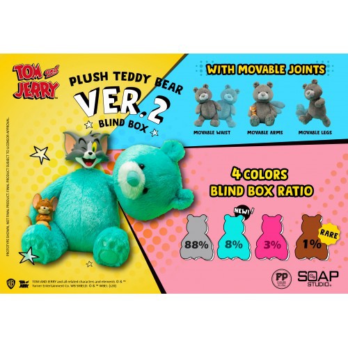 tom and jerry plush teddy bear