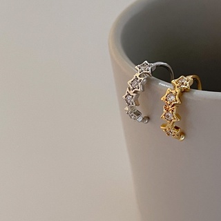 TIMI Starling earcuff ต่างหูแบบหนีบรูปดาว ชุบทองเหลือง18k ไม่ต้องเจาะหูค่ะ